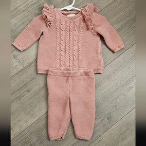 Little planet pink sweater set